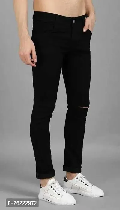 Stylish Denim Mid-Rise Jeans For Men-thumb4