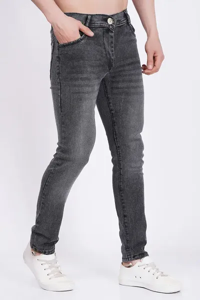 Classic Blend Solid Jeans for Men