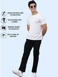 Stylish Black Denim Solid Mid-Rise Jeans For Men-thumb2