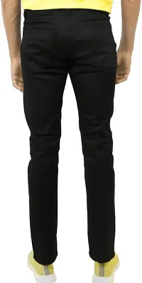 Reliable Black Denim Mid-Rise Jeans For Men-thumb1