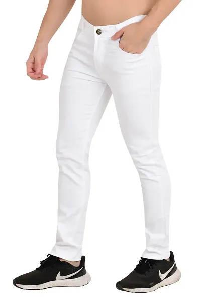 Slim Men Plain Jeans