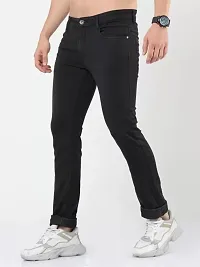 Stylish Denim Mid-Rise Jeans For Men-thumb3