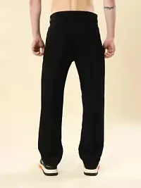 Elegant Black Denim Solid Jeans For Men-thumb3