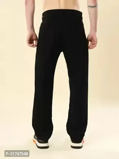 Elegant Black Denim Solid Jeans For Men-thumb4