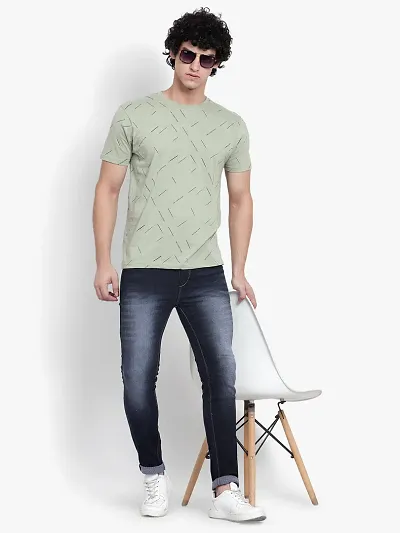 Stylish Faded Mid-Rise Jeans For Men