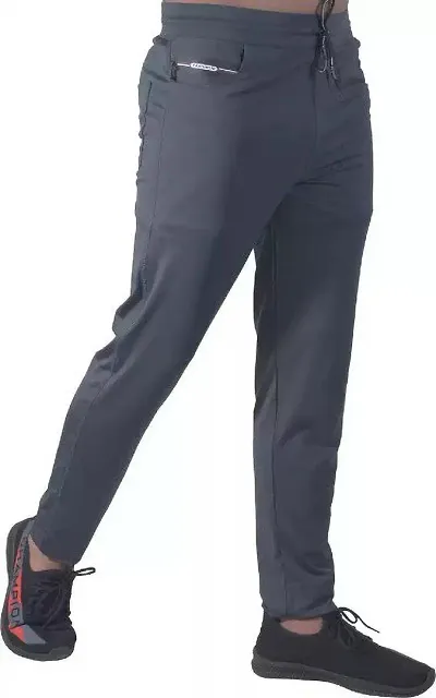 Mevan Comfortable Polyester Spandex Regular Track Pants For Men