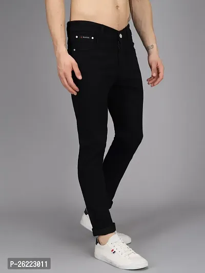 Stylish Denim Mid-Rise Jeans For Men-thumb5