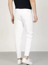 Stylish White Denim Mid-Rise Jeans For Men-thumb1