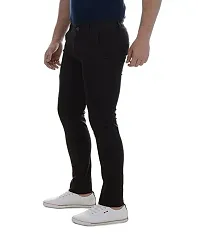 Mens Fashion Plain Jeans Regular Fit-thumb2