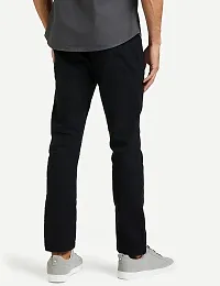 Mens Fashion Plain Jeans Regular Fit-thumb1