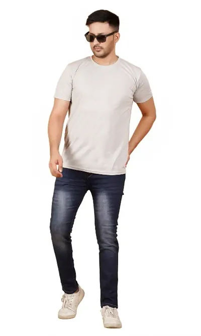 Regular Fit Jeans for Men Plain