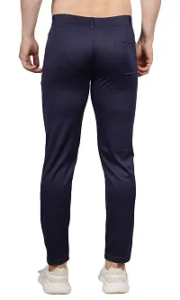 Men Slim Blue Track Pant 2 Button-thumb1