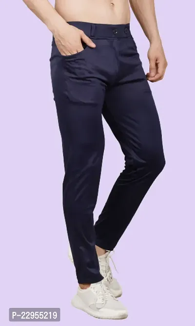 Stylish Men Cotton Blend Casual Trouser-thumb0