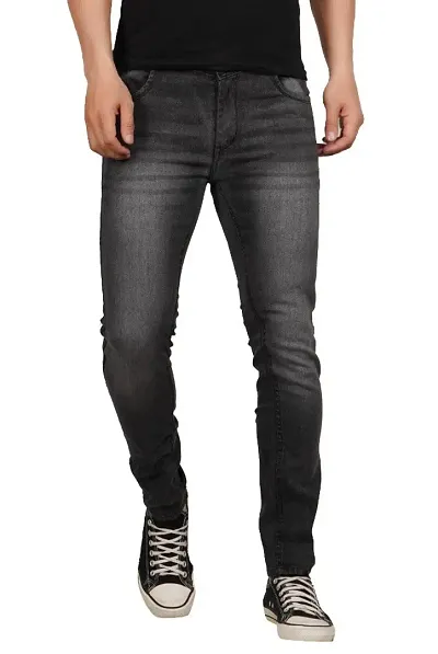 Stylish Blend Slim Fit Jeans For Men