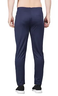 Classic Linen Blend Solid Track Pants for Men-thumb2