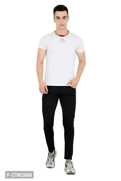 Linaria Men Black Track Pant 1 Button-thumb3