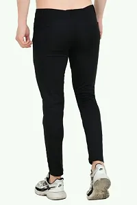 Linaria Men Black Track Pant 1 Button-thumb2