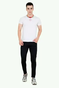 Linaria Men Black Track Pant 1 Button-thumb1