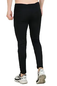 Mevan Men Black Track Pant 1 Button-thumb1