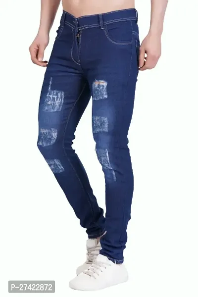 Classic Cotton Blend Rough Jeans for Women