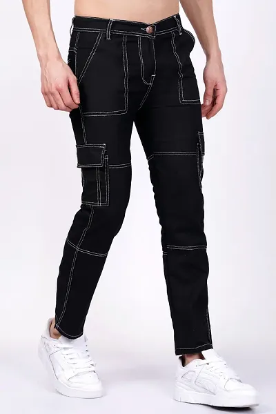 Classic Cotton Blend Solid Jean for Men