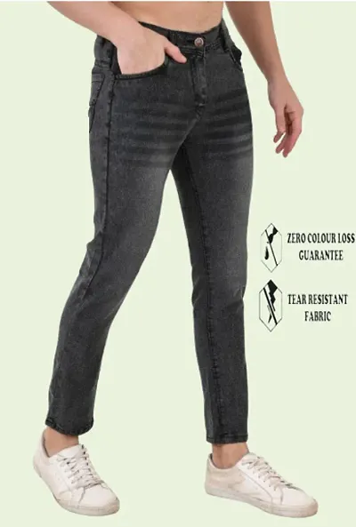 Classic Cotton Blend Solid Jean for Men
