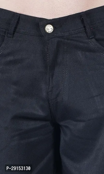 Mevan Baggy Fit Cotton Blend Baggy Black Pocket Jeans-thumb2