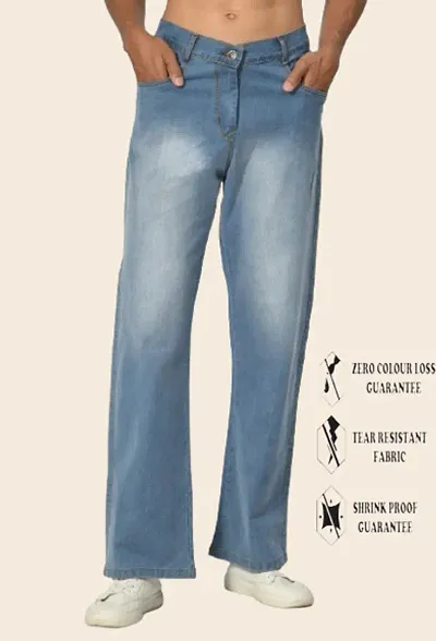 Mevan Baggy Fit Blend Baggy Plain Jeans