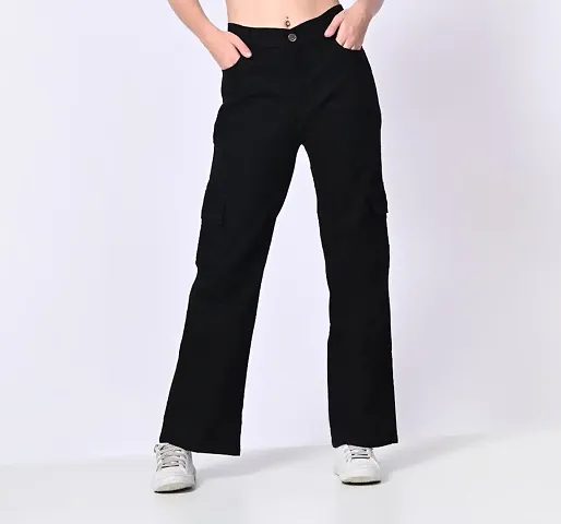 Linaria Baggy Fit Women Baggy Pocket Jeans