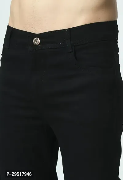 Mevan Baggy Fit Denim  Black Pocket Jeans-thumb4