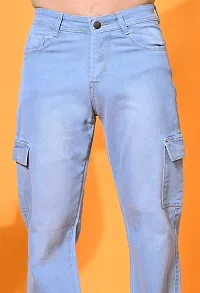 Trendy Stylish Denim Mid-Rise Jeans for Men-thumb2