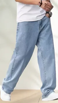 Trendy Stylish Denim Mid-Rise Jeans for Men-thumb2