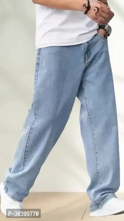 Trendy Stylish Denim Mid-Rise Jeans for Men-thumb3