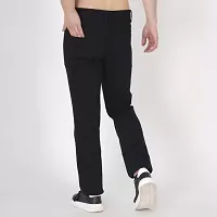 Trendy Black Denim Solid Jeans For Men-thumb3