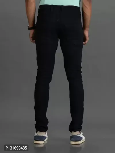 Stylish Slim Fit Denim Jeans For Men-thumb2