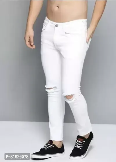 Stylish Denim Solid Jeans for Men-thumb0