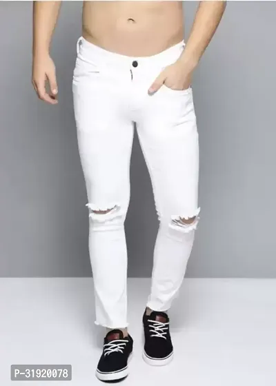 Stylish Denim Solid Jeans for Men-thumb3