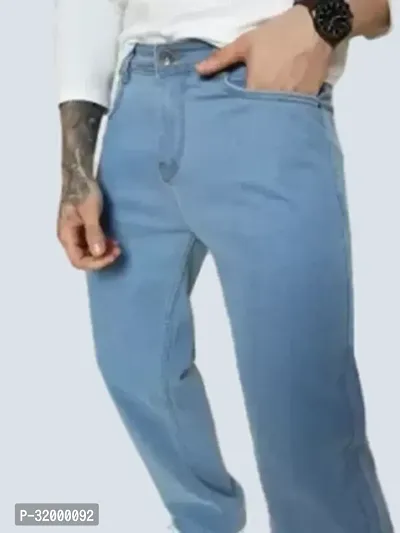 Stylish Denim Solid Jeans for Men-thumb2