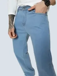 Stylish Denim Solid Jeans for Men-thumb1