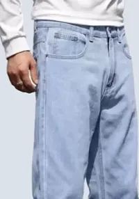 Stylish Denim Solid Jeans for Men-thumb1