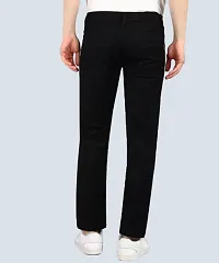 Mevan Slim Fit Denim Black Plain Jeans-thumb1