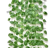 ENGARY? Artificial Garland Fix Money Plant Leaf Creeper Wall Hanging Home Decor | Speacial Ocassion Decoration | Festival Theme Decorative | Length 6 Feet Pack (6 Strings)-thumb4