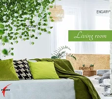 ENGARY ??Home Decor Artificial Creeper Money Plant Leaf Garland Wall Hanging Festival Theme Decorative - Length 6 Feet - Pack 6 - Green-thumb1