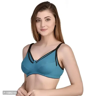 Desiprime Women Stylish Non Padded B Cup Feeding Bra 30 Green-thumb2