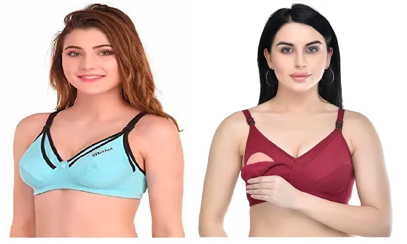 Womens Feeding/Maternity Bra - Pack Of 2