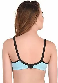 Stylish Fancy B Cup Poly Cotton Feeding Bra For Women Set Of 2-thumb2