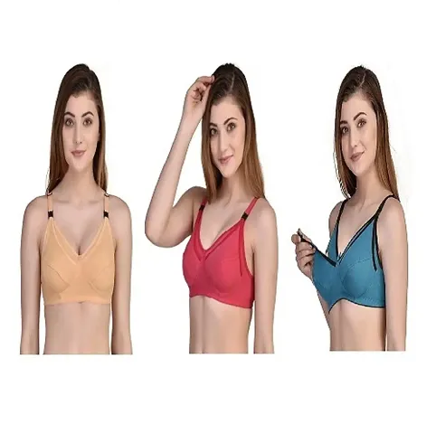 Desiprime Poly B Cup Feeding Bra Set of 3 30