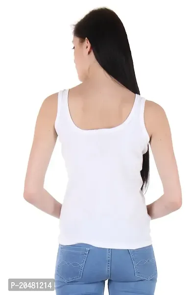 Stylish Multicoloured Cotton Solid Regular Camisoles For Women-thumb2