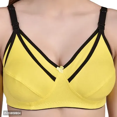 Desiprime Women Stylish Non Padded B Cup Feeding Bras-thumb4