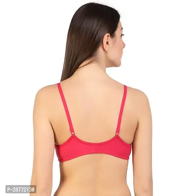 Stylish Multicoloured Cotton Solid Bras For Women Pack Of 3-thumb2